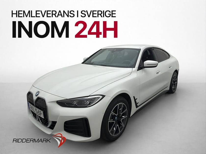 Bild 4 av BMW i4 eDrive40 Gran Coupé 340hk M Sport HiFi-Ljud B-Kamera Widescreen