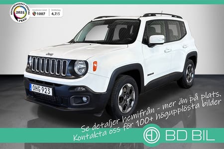 Jeep Renegade 1.4 DCT 140HK VÄRMARE KAMREM BYTT RÄNTEKAMPANJ 3,95%