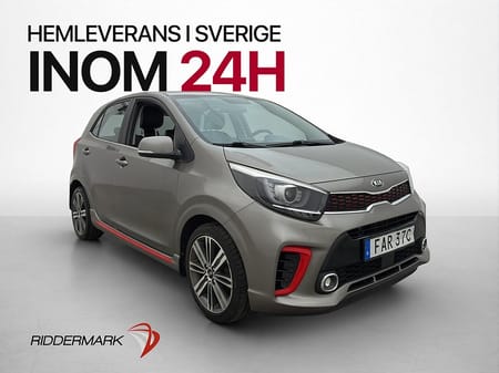 Kia Picanto 1.0 T-GDI GT-Line Kamera Skinn CarPlay Rattvärme