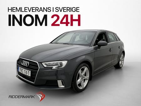 Audi A3 Sportback 2.0 TDI Quattro D-Värmare Sensorer Farthållare BT