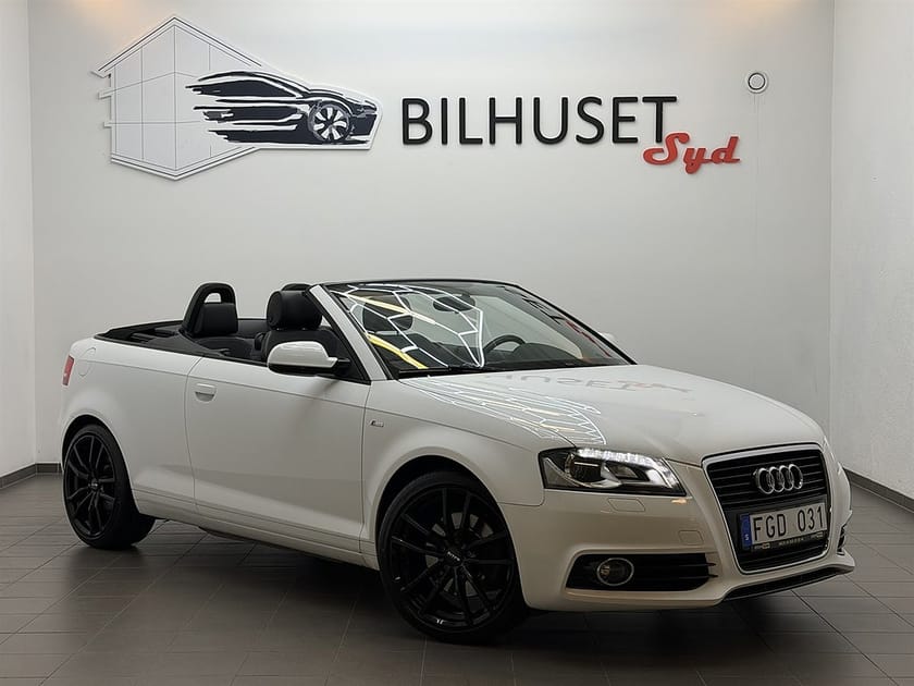 Bild 1 av Audi A3 Cabriolet Cab 2.0 TFSI  200hk S Line Läder/18"Fälgar/Nyservad