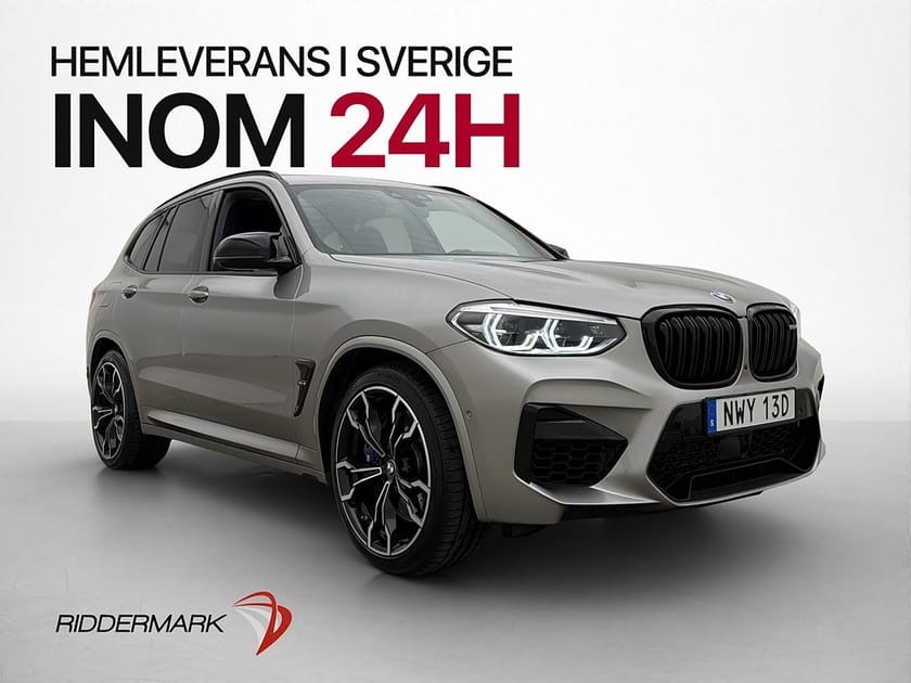 Bild 1 av BMW X3 M Competition 510hk Pano H/K HUD 360° Dragkrok