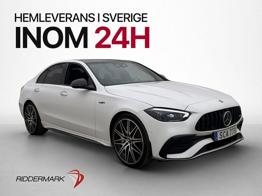 Bild 1 av Mercedes-Benz AMG C 43 4MATIC C43 4M Pano Värmare Burmester HuD