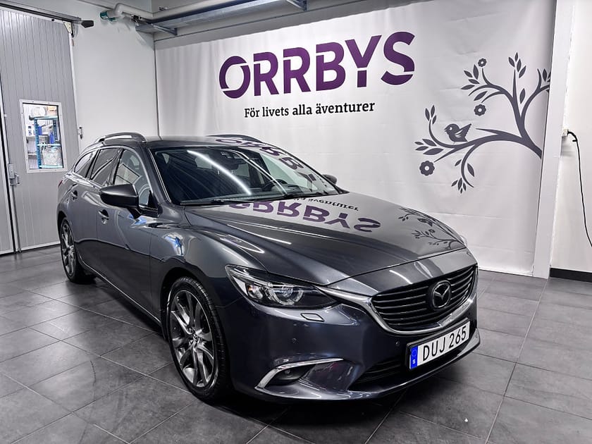 Bild 1 av Mazda 6 Wagon 2.2 SKYACTIV-D AWD Optimum 175hk Drag Skinn Vhjul