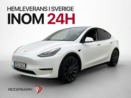 Tesla Model Y Performance Värmepump Dragkrok Autopilot