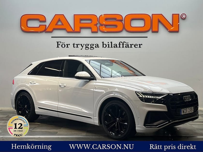 Bild 1 av Audi Q8 50 TDI quattro Q S Line B&O Matrix 360° Luftfjädring Pano