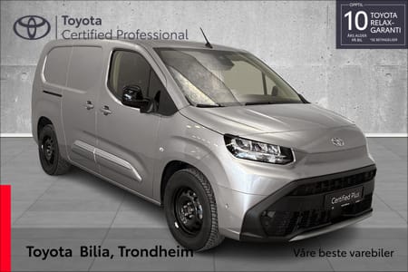 Toyota ProAce City Electric Lang (L2) 2 skyvedører (50kWt) Comfort Plus