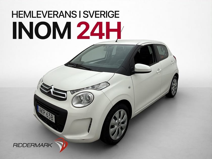 Bild 3 av Citroën C1 1.0 72hk Kamera Bluetooth 0,37l/mil Låg-Årsskatt