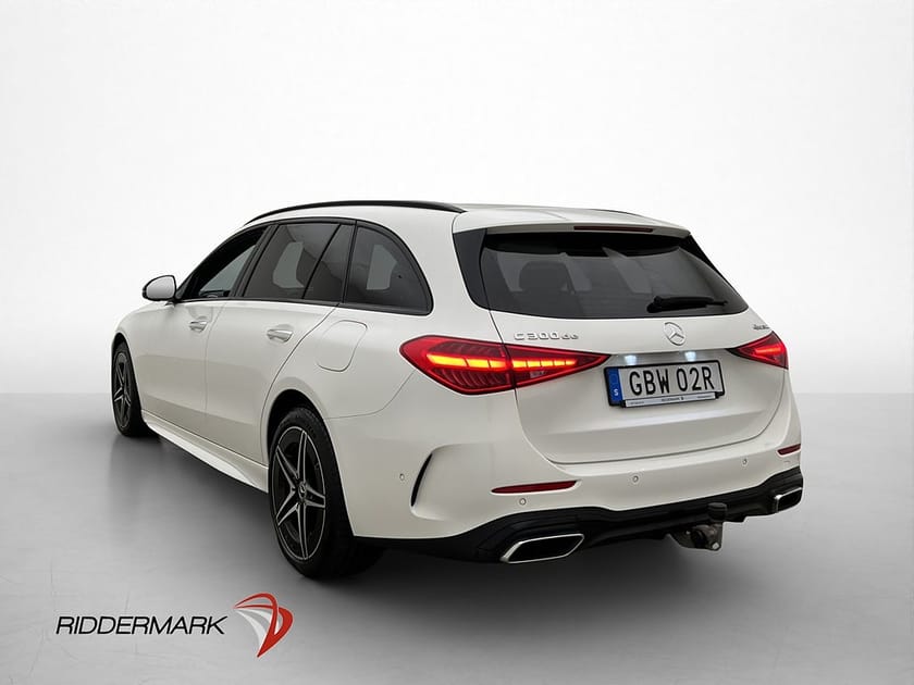 Bild 5 av Mercedes-Benz C 300 T de 4MATIC 4M AMG Night Burmester Skinn 360°