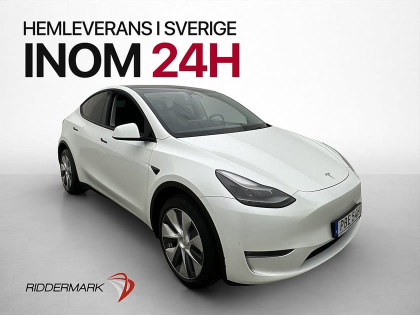 Bild 1 av Tesla Model Y Long Range AWD 514hk MOMS Pano Adp-f Kamera