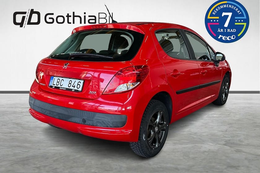 Bild 5 av Peugeot 207 5-dörrar 1.4 VTi AC Isofix Endast 9600 mil