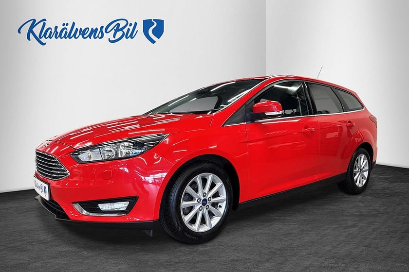 Bild 1 av Ford Focus Kombi 1.0 EcoBoost Titanium (101hk) BT Pdc Farthållare