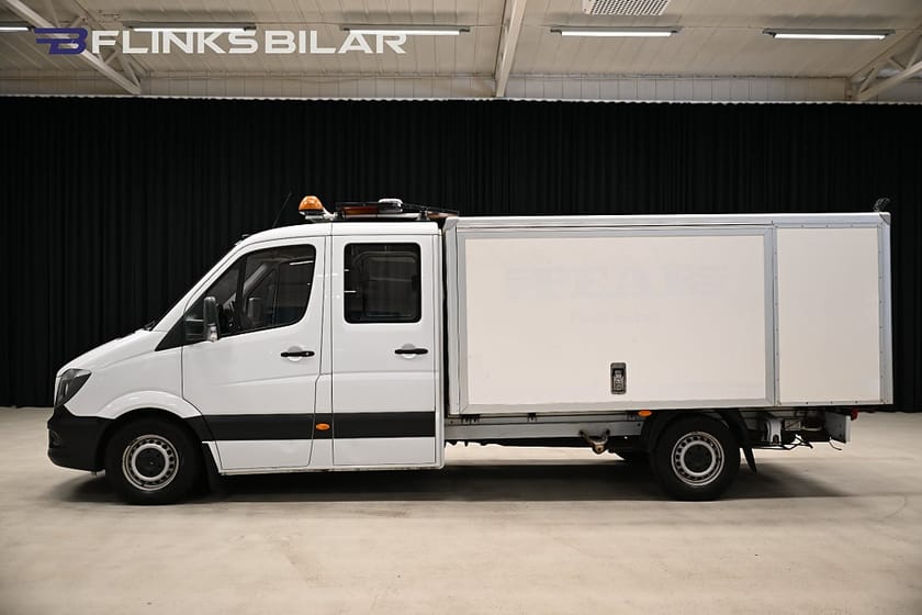 Bild 2 av Mercedes-Benz Sprinter 316 BlueTEC Chassi Crew cab Automat|6-Sits|Långkåpa|Leasebar