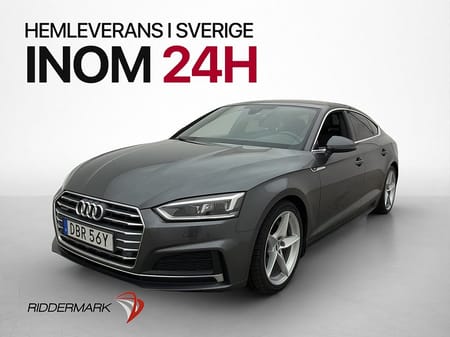 Audi A5 Sportback TDI Quattro 190hk S-Line Dragkrok Sensorer