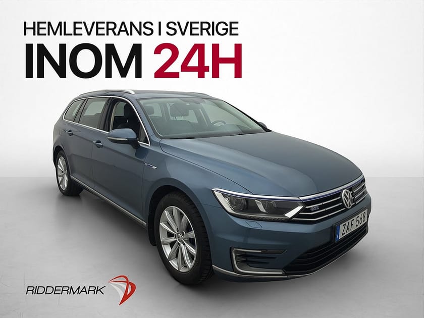 Bild 1 av Volkswagen Passat Variant GTE 218hk Värmare P-Sensorer CarPlay Drag
