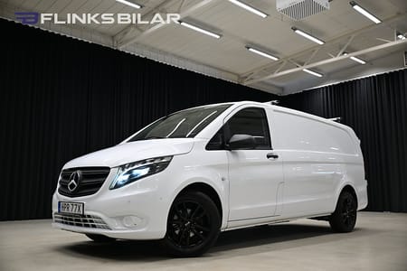 Mercedes-Benz Vito 116 CDI 2.8t Lång|Automat|Nedlackad|LED|Inredd|GPS|Backkamera