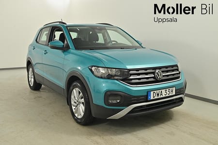 Volkswagen T-Cross 1.0 TSI OPF 95hk. Parkeringssensorer, Regnsensor