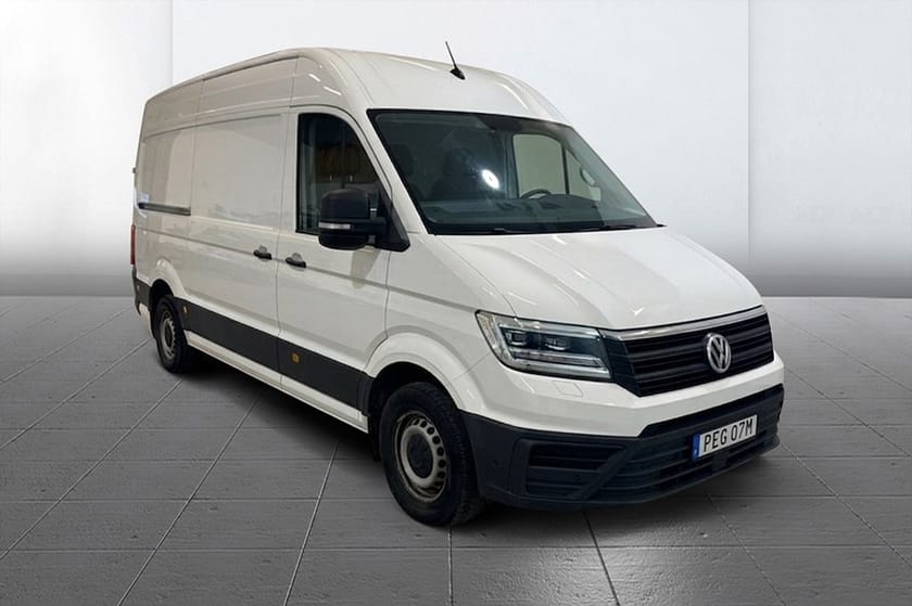 Bild 3 av Volkswagen Crafter 35 L3H3 2.0 TDI Aut Drag Inredd Kamera Värmare MOMS