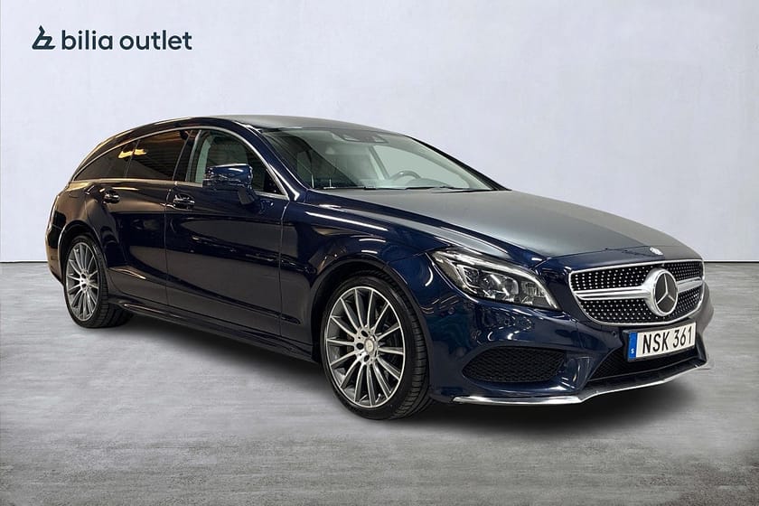Bild 4 av Mercedes-Benz CLS 350 BlueTEC 4MATIC Shooting Brake AMG 252hk Drag 360°