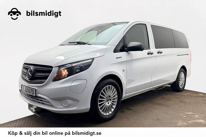 Bild 1 av Mercedes-Benz eVito Tourer 129 3.5t CCS 2xSidodörr Inredd Kamera 3-sits 204hk