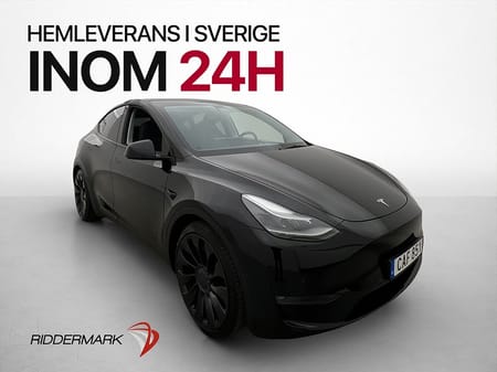 Tesla Model Y Performance AWD Dragkrok Svensksåld Panorama