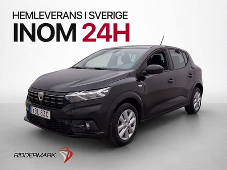 Dacia Sandero 1.0 TCe Sensorer Bluetooth Farthållare Isofix