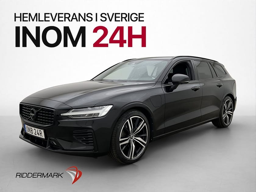 Bild 1 av Volvo V60 Recharge T8 456hk R-Design Pano H/K Värmare 360°