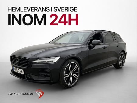 Volvo V60 Recharge T8 456hk R-Design Pano H/K Värmare 360°