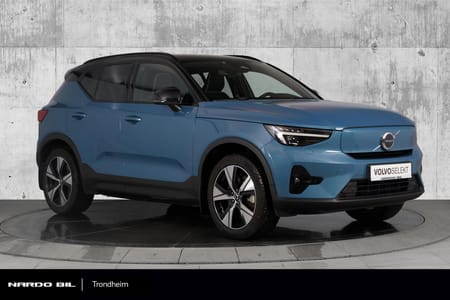 Volvo XC40 Recharge Twin motor 408 hk Plus. Krok/Pixel/Adaptiv CC/VOC/Oppv.Ratt