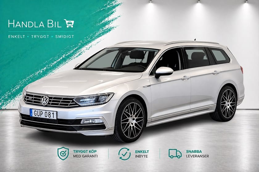 Bild 1 av Volkswagen Passat Sportscombi 2.0 TDI DPF SCR BMT 4Motion DSG Sekventiell, 190hk, 2017
