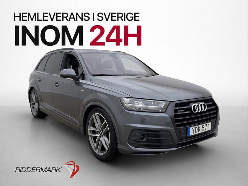 Bild 1 av Audi Q7 V6 272hk Q S-Line 7-Sits Pano BOSE HUD Drag Cockpit