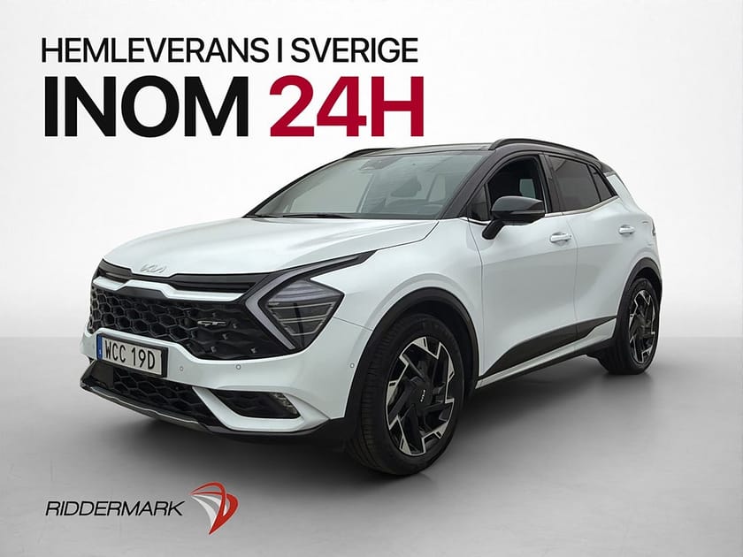 Bild 1 av Kia Sportage PHEV AWD 265hk GT-Line Pano H/K 360° Skinn Navi