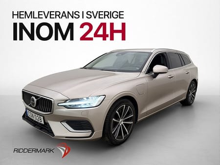 Volvo V60 Recharge T6 AWD Plus Skinn Kamera Värmare CarPlay