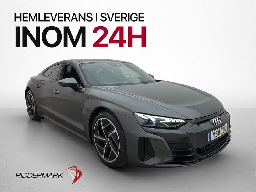 Bild 1 av Audi e-tron GT quattro 476hk Pano 360° HUD CarPlay Navi