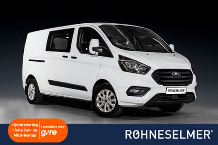 Ford Transit Custom 340 L2 130hk HELGETILBUD! Krok Webasto Kamera 2x Skyvedør