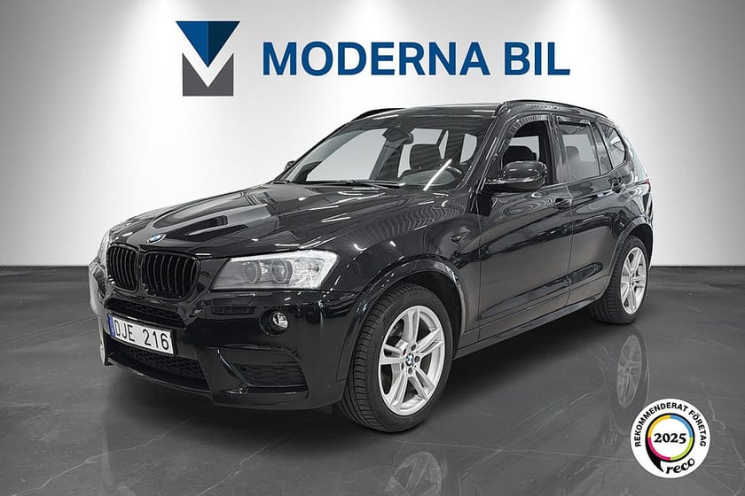 Bild 1 av BMW X3 xDrive35d 313hk M Sport Dragkrok Pano HuD Kamera Skinn