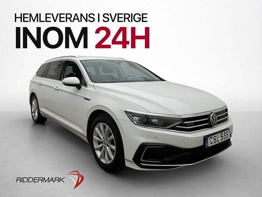 Bild 1 av Volkswagen Passat Sportscombi GTE 1.4 TSI 218hk MOMS Drag Kamera
