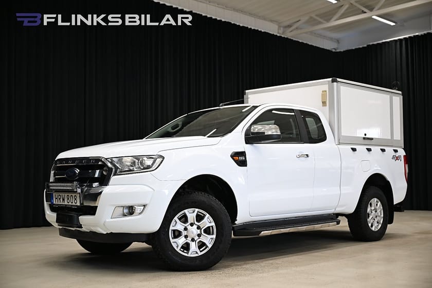 Bild 1 av Ford Ranger SuperCab 160HK Automat|Kåpa|Inredd|Vinsch|Släde|Kamkedja|SeUtr!