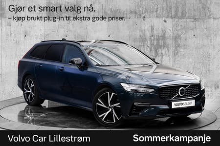 Volvo V90 T6 AWD Plug In Hybrid Plus Dark 350Hk. Hengerfeste!