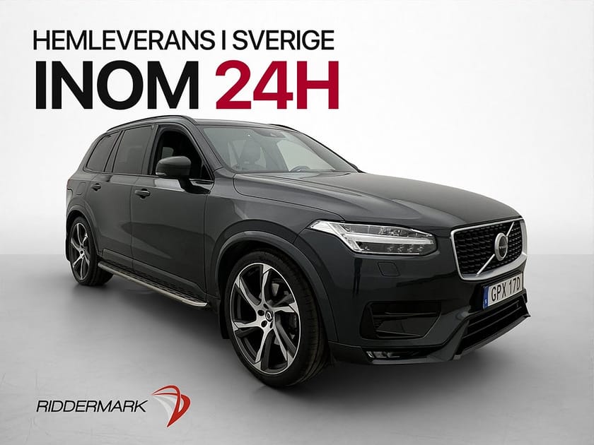 Bild 1 av Volvo XC90 B5 AWD R-Design 7-Sits VOC B&W Pano HuD 360 Skinn
