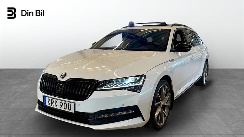 Bild 1 av Škoda Superb Kombi 2.0 TDI Sportline 4x4 Pano Drag Värm 200 hk