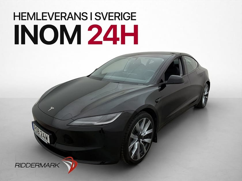 Bild 1 av Tesla Model 3 Long Range AWD Dragkrok MOMS Nova-Fälgar 19"