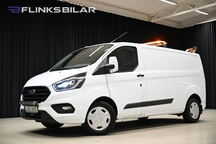 Bild 1 av Ford Transit Custom 300 130HK L2|Automat|Inredd|Drag|Värmare|NyKamrem