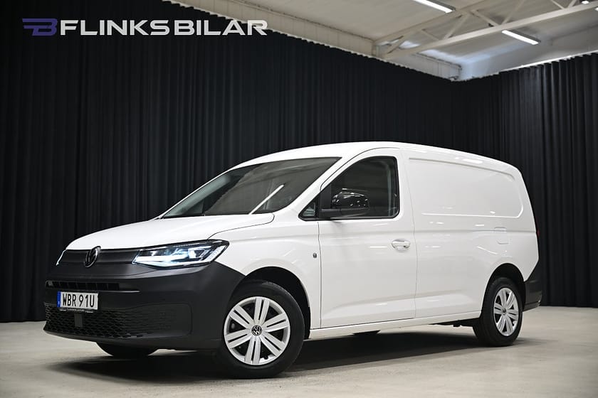 Bild 1 av Volkswagen Caddy Cargo Maxi DSG 122HK LED|Drag|Värmare|Backkamera|ActiveInfo|Moms