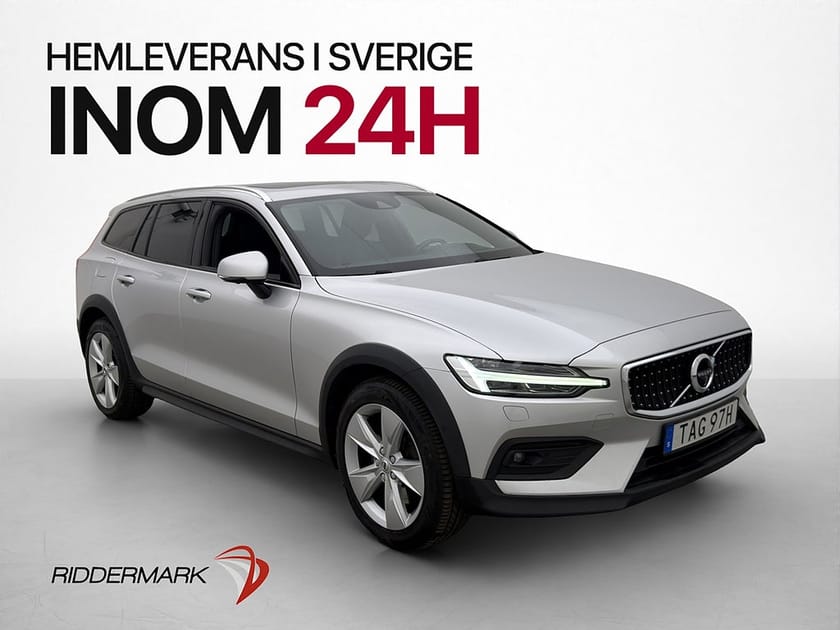 Bild 1 av Volvo V60 Cross Country D4 AWD Pano Skinn H/K 360° HuD Värm