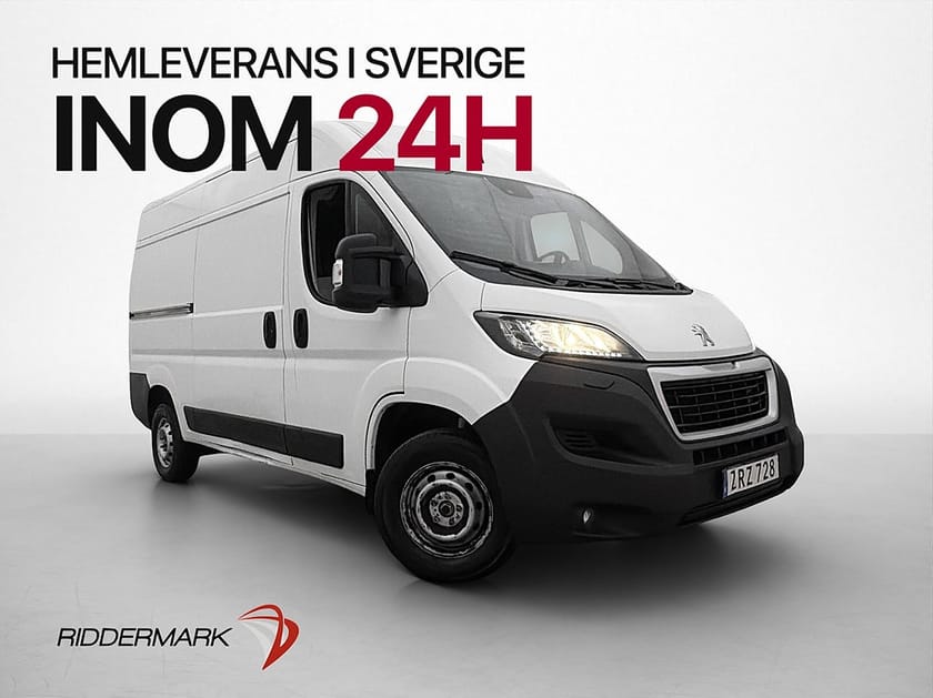 Bild 1 av Peugeot Boxer Van L2H2 140hk Ny-Kamrem Värm 3-Sits Kamera Moms