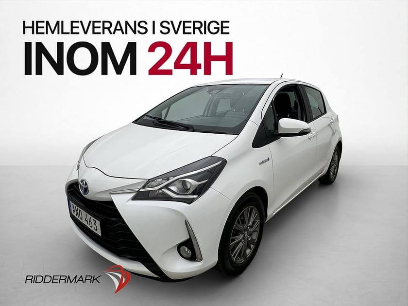 Bild 3 av Toyota Yaris Hybrid e-CVT 101hk Active Kamera Farthållare
