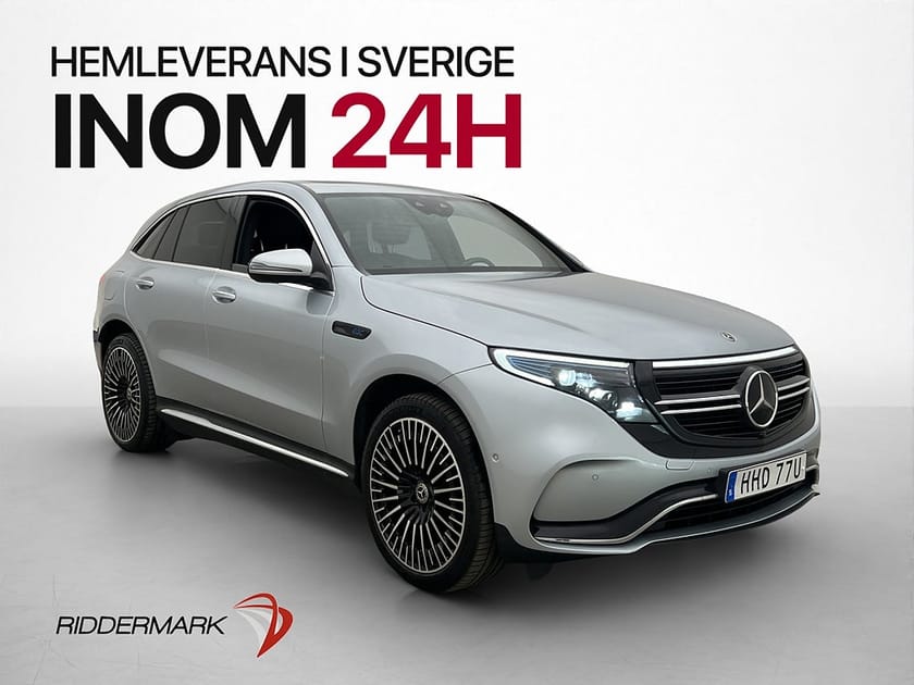 Bild 1 av Mercedes-Benz EQC 400 4MATIC 4M AMG Värmare Taklucka Burmester Drag