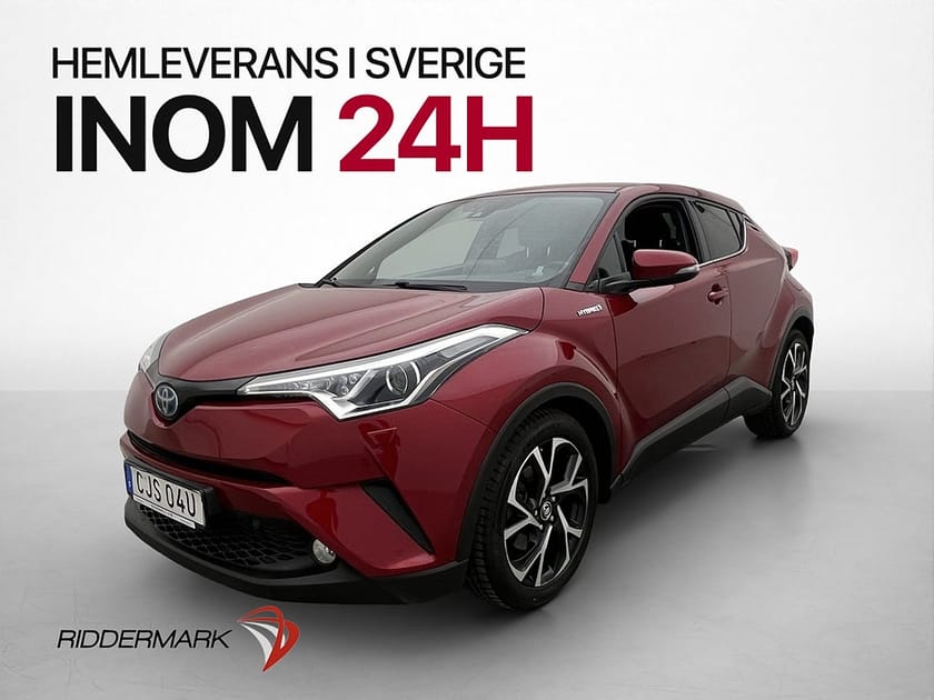 Bild 1 av Toyota C-HR Hybrid 122hk X-Edition Dragkrok Kamera Rattvärme