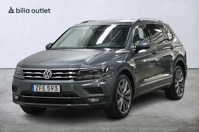 Bild 1 av Volkswagen Tiguan Allspace 7-sätes 2.0 TDI 4Motion 7-sits 190hk Cockpit Navi Drag B-kamera